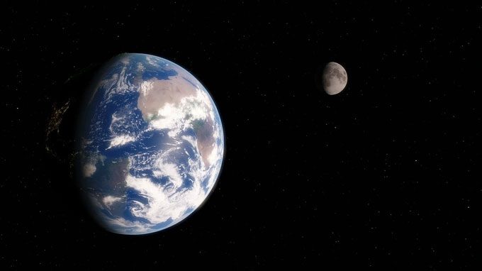 In the past, the Moon was closer to Earth, causing Earth to take only 19 hours to complete a rotation.