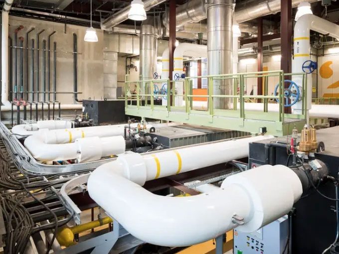 Sewage pumping station in the Olympic Village in Vancouver