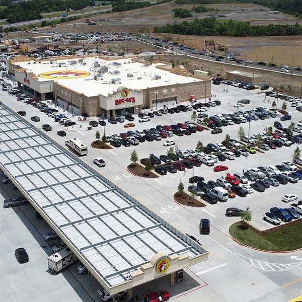  Buc-ee’s gas station in Sevierville, Tennessee, USA. 