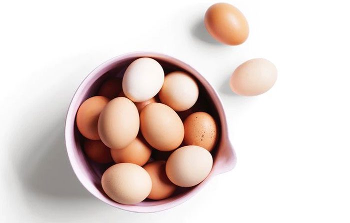 Eggs contain choline, vitamin D, selenium, vitamin A, and other vitamins and nutrients