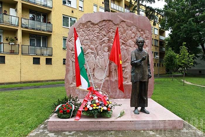 Ho Chi Minh statue in Zalaegerszeg, Hungary