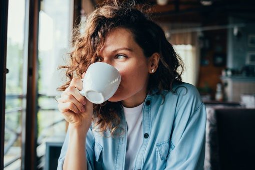 Drinking too much coffee can cause teeth to stain