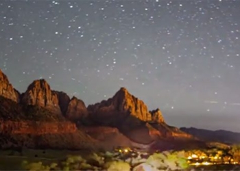 video time lapse beautiful night sky in utah 127436