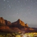 video time lapse beautiful night sky in utah 127436