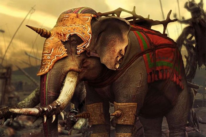 North African Elephant - also known as "the Carthaginian monster."