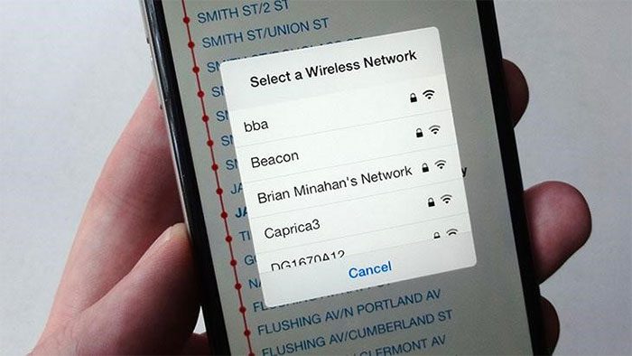 You should only choose networks with known sources.