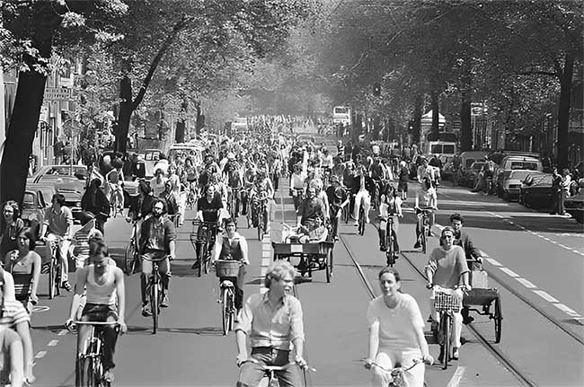 For the Dutch, cycling is a part of daily life just like walking.