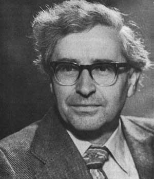 Scientist Anthony Hewish receiving the Nobel Prize in Physics in 1974