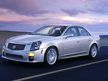 Cadillac CTS equipped with DSRC technology that can autonomously brake to prevent accidents.