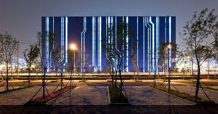 The Beijing Digital Building located in Chaoyang District, Beijing, China.