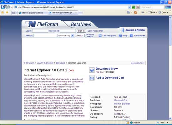 IE7 3