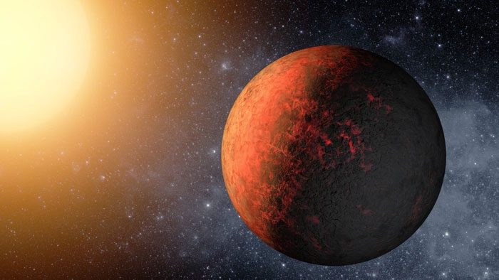 Kepler 69c is about 1.7 times larger than Earth.