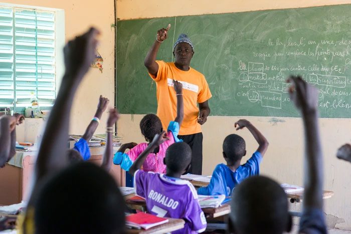 Pape Coumb Ndoffene Faye, principal of Ndiemou primary school