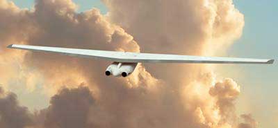 Switchblade with horizontal wings before reaching supersonic speed. It can maintain this speed for at least 15 hours