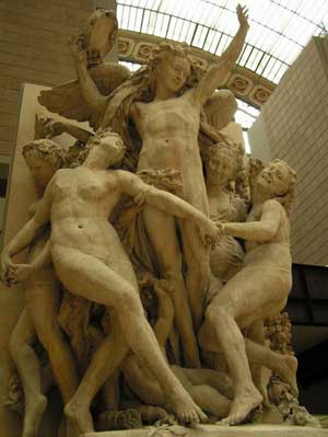 The magnificent sculpture The Dance by Jean-Baptiste Carpeaux