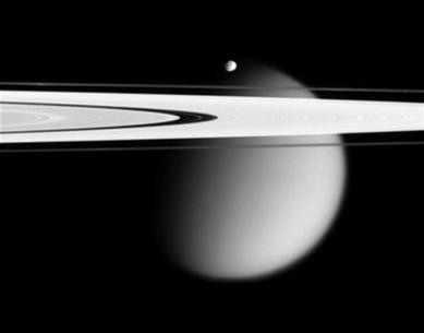 Image of Titan from the Cassini spacecraft