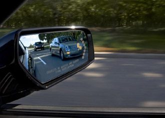 Display Screen for Overtaking Vehicles