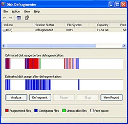 Windows Defragmenter