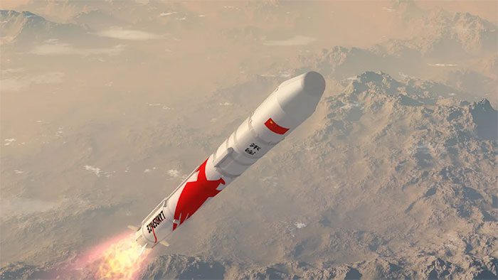Methane-fueled rocket Zhuque-2.