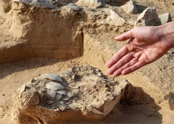 archaeologists find 4 000 year old egg on desert sand 125304