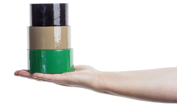 Today, adhesive tape comes in various colors.