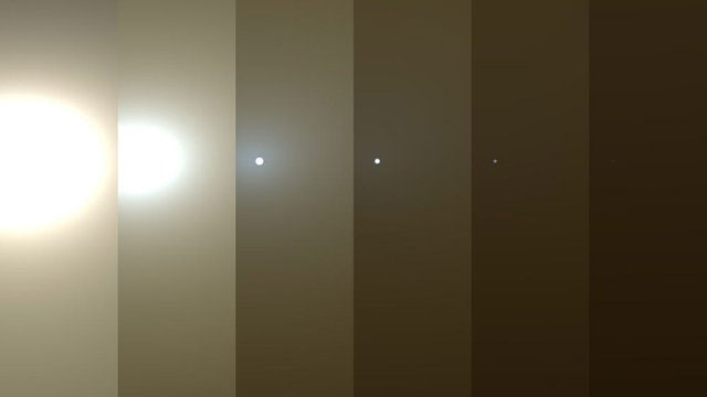 Simulated images show what NASA's Oppy rover saw
