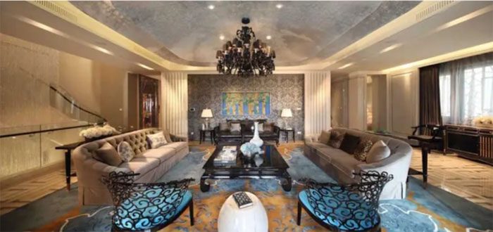 The mansion took three years to build and all bricks were handcrafted.