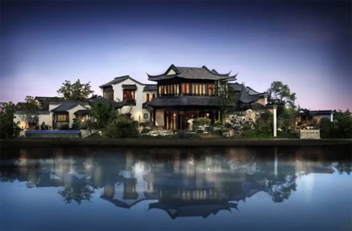 Dao Hua Yuan Villa spans approximately 672 hectares
