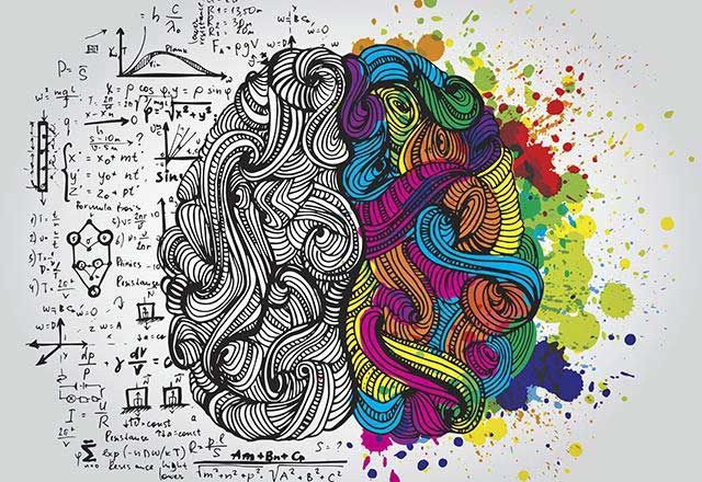 Left-handed individuals tend to engage the right hemisphere more frequently