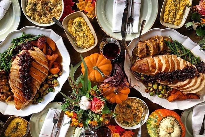 We often have lavish feasts to celebrate Christmas and the New Year