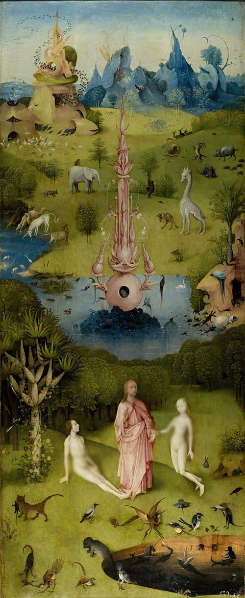 Excerpt from The Garden of Earthly Delights (1490) by Hieronymus Bosch