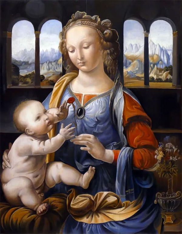The painting "The Madonna of the Carnation"