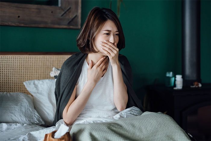 Nausea can be caused by diet, lack of sleep, or anxiety.