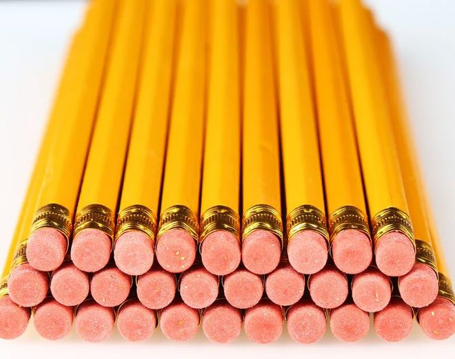 Erasers Were Invented 200 Years After Pencils