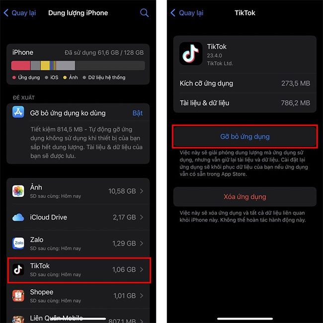 The Offload App feature helps users retain personal data.