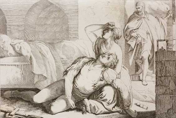 The deaths of Romeo and Juliet