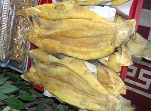 Dried catfish (Photo: baocantho)