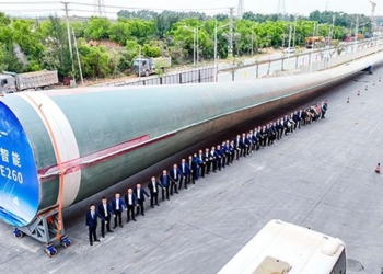china unveils largest wind turbine in the world with blade area larger than 9 football fields 125286