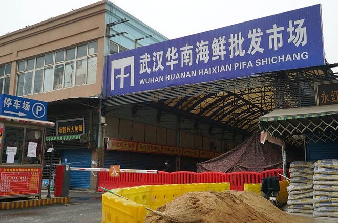 Huanan Seafood Market in Wuhan could be the origin of Covid-19.