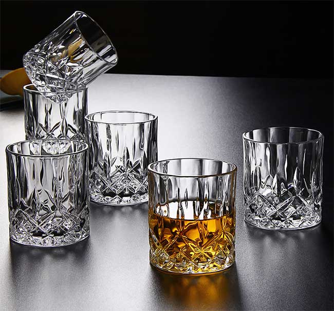 Thick glass cups have a higher breakage rate compared to thin glass.