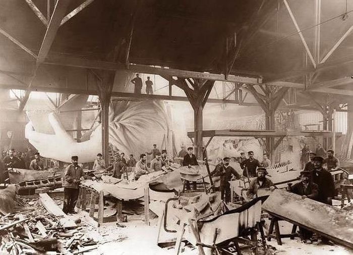 Few people know this, but this is the construction site of the Statue of Liberty.