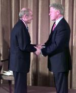 Professor Jim Cronin and US President Bill Clinton