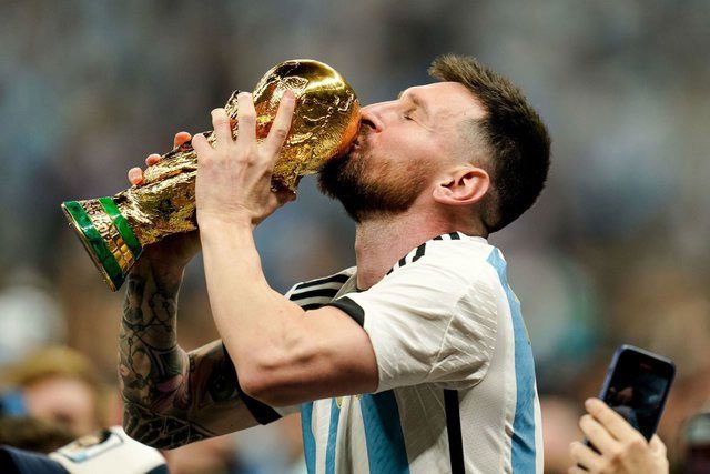 Messi and teammates were not allowed to take the authentic trophy back to their country.