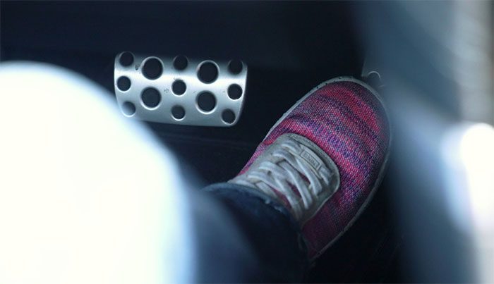 Proper foot placement helps with better vehicle control.