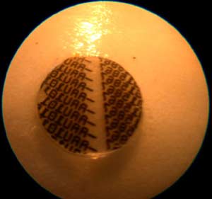 DataDot cannot be seen with the naked eye, but requires a supporting device such as a microscope or reader