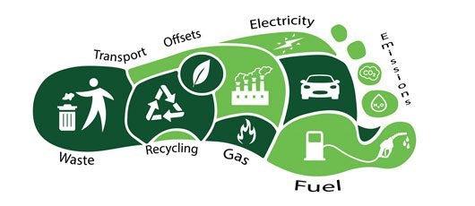 There are many causes and factors contributing to the carbon footprint