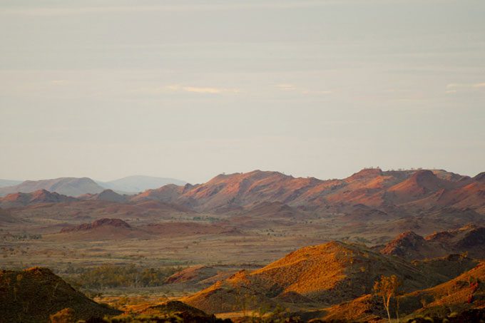 Hamersley Range in Australia.