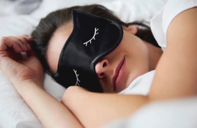 Wearing a sleep mask is believed to help prolong the deepest stage of nighttime sleep.