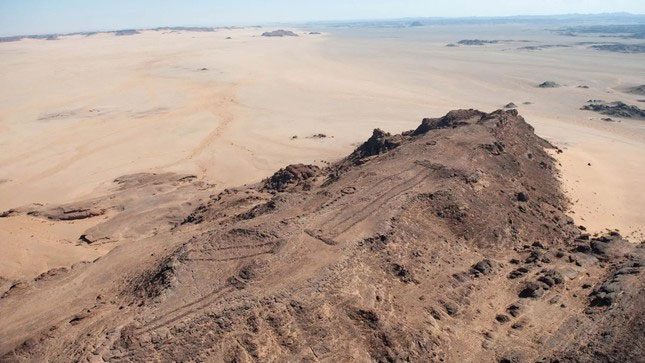 7000-year-old monument in the desert of Saudi Arabia