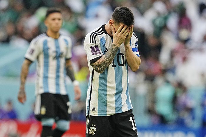 Argentina national team lost to Saudi Arabia in the group stage